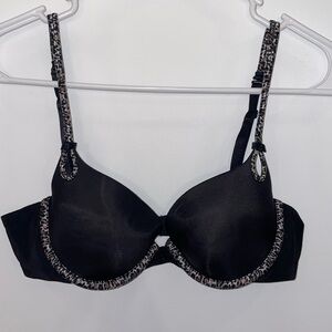 Victoria’s Secret 34B Sexy Little Things Elegant Black Bra lined underwire